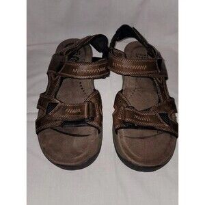 Earth Spirits Mens 11 Gelron Cushion Arch Support Active Sandals Outdoor Brown
